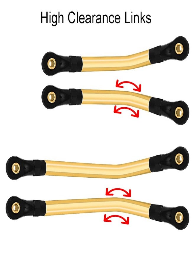 Pothyes Brass High Clearance Links Set for TRX4M Bronco Defender 1/18 RC Crawler Metal Upgrade Parts, 40g/Set - Image 2